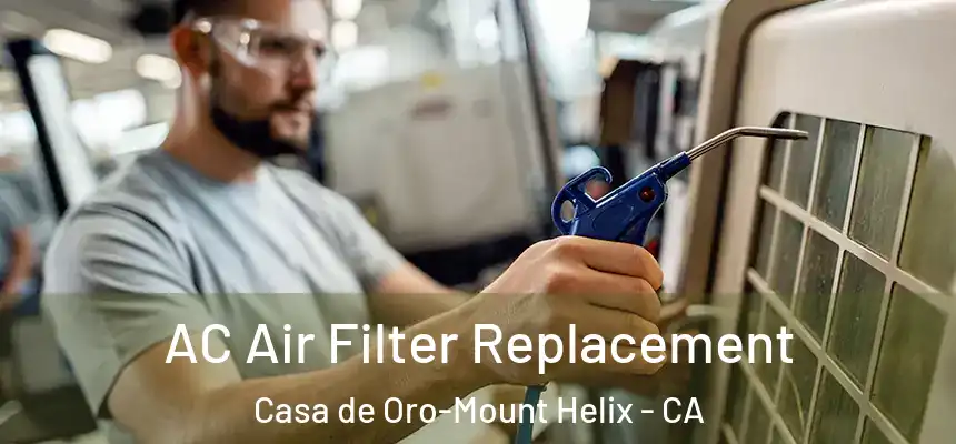  AC Air Filter Replacement Casa de Oro-Mount Helix - CA