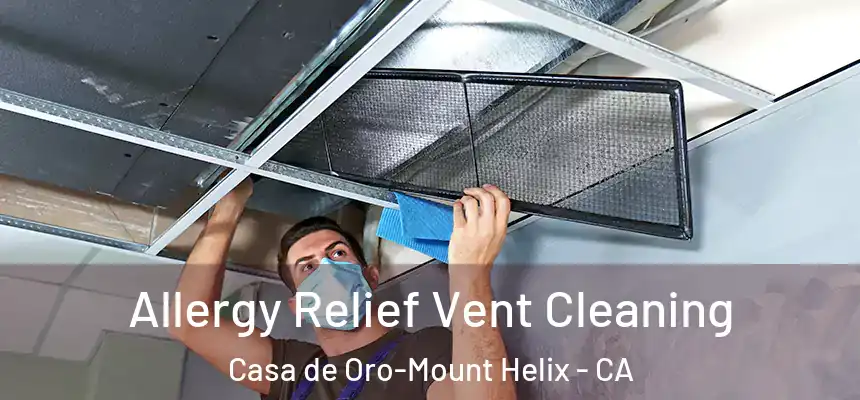  Allergy Relief Vent Cleaning Casa de Oro-Mount Helix - CA