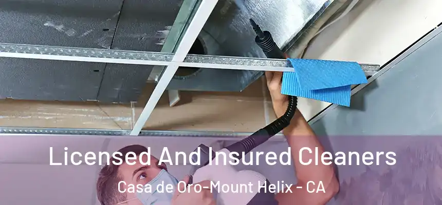  Licensed And Insured Cleaners Casa de Oro-Mount Helix - CA
