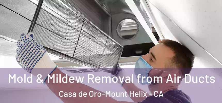  Mold & Mildew Removal from Air Ducts Casa de Oro-Mount Helix - CA
