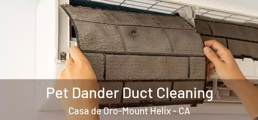  Pet Dander Duct Cleaning Casa de Oro-Mount Helix - CA
