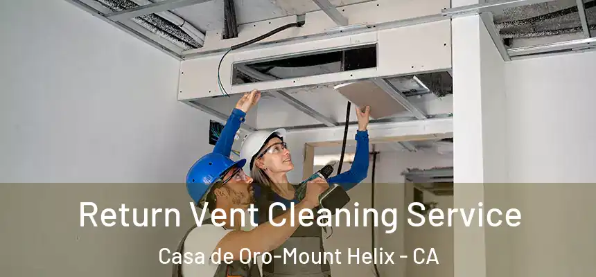  Return Vent Cleaning Service Casa de Oro-Mount Helix - CA