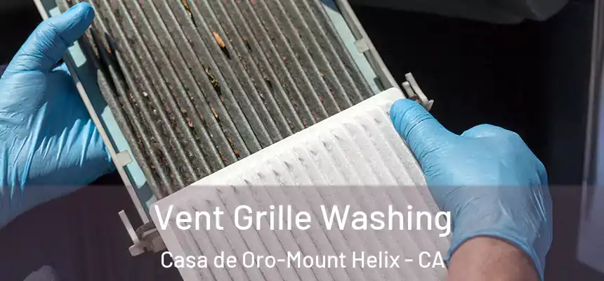  Vent Grille Washing Casa de Oro-Mount Helix - CA